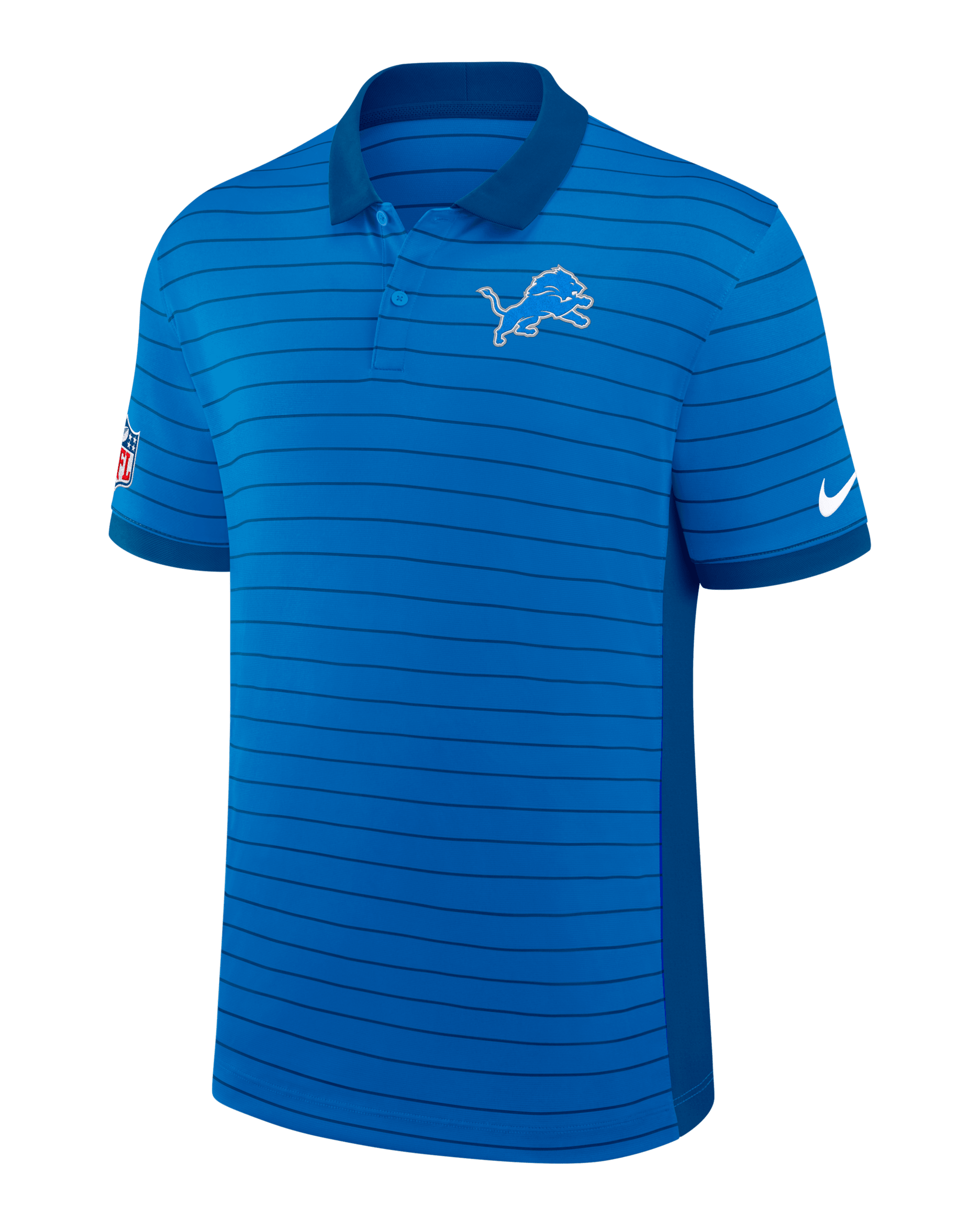 Detroit Lions Sideline Victory Stripe Men's Nike Dri-FIT NFL Polo